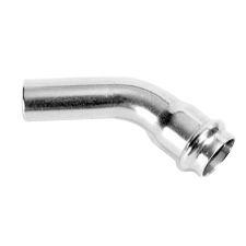 Pressinox | Curva M/F 45º (mordaça tipo V)
