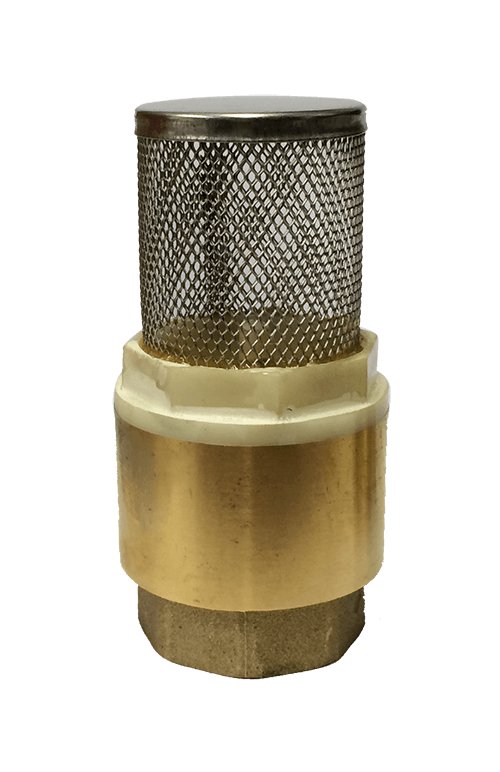 Válvula artesiana fundo de poço, com filtro inox