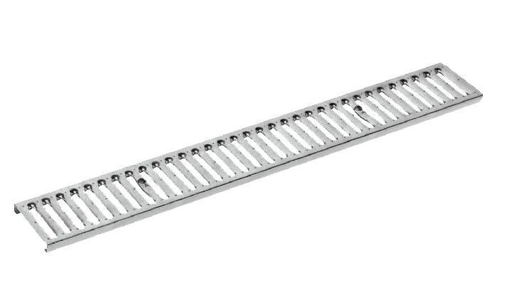 Grelha pegasus F com clip lateral, zincada